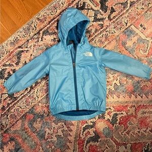The North Face Blue Hooded Jacket 12-18m